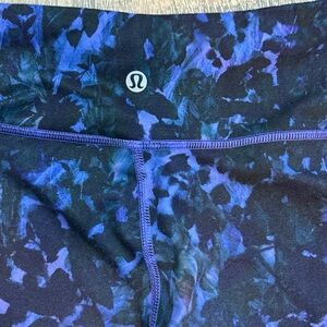 lululemon athletica Blue Patterned Leggings